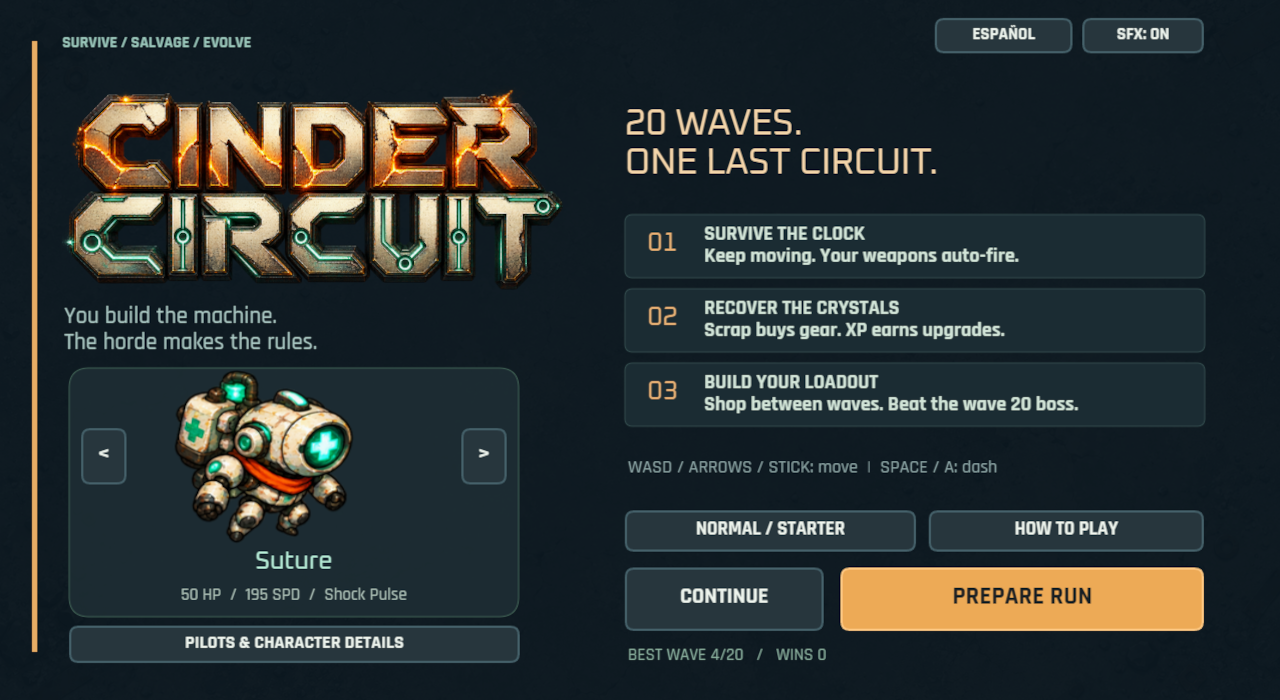 Captura de Cinder Circuit