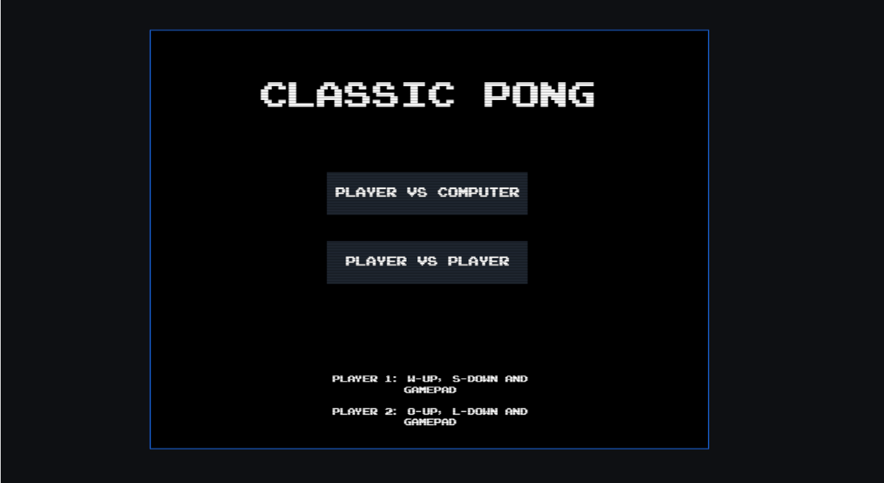 Captura de CLASSIC PONG