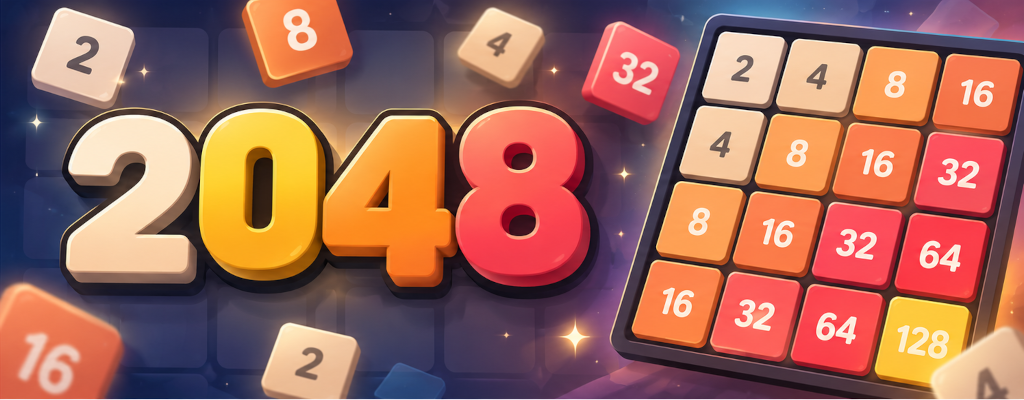 Cabecera de 2048 — ¡Combina y supera tu récord!