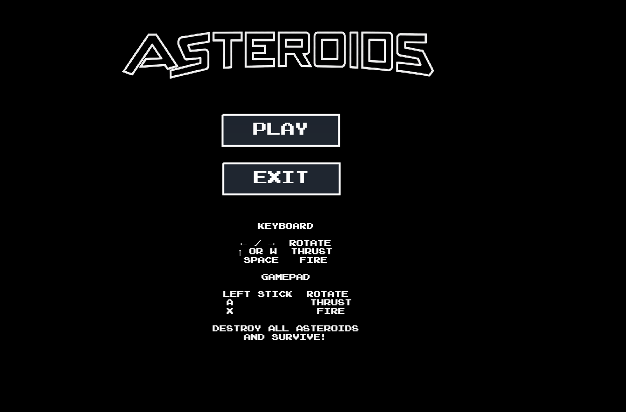 Captura de Asteroids