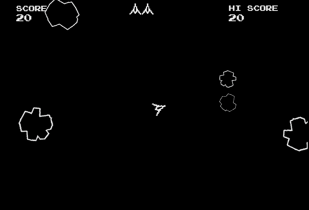 Captura de Asteroids